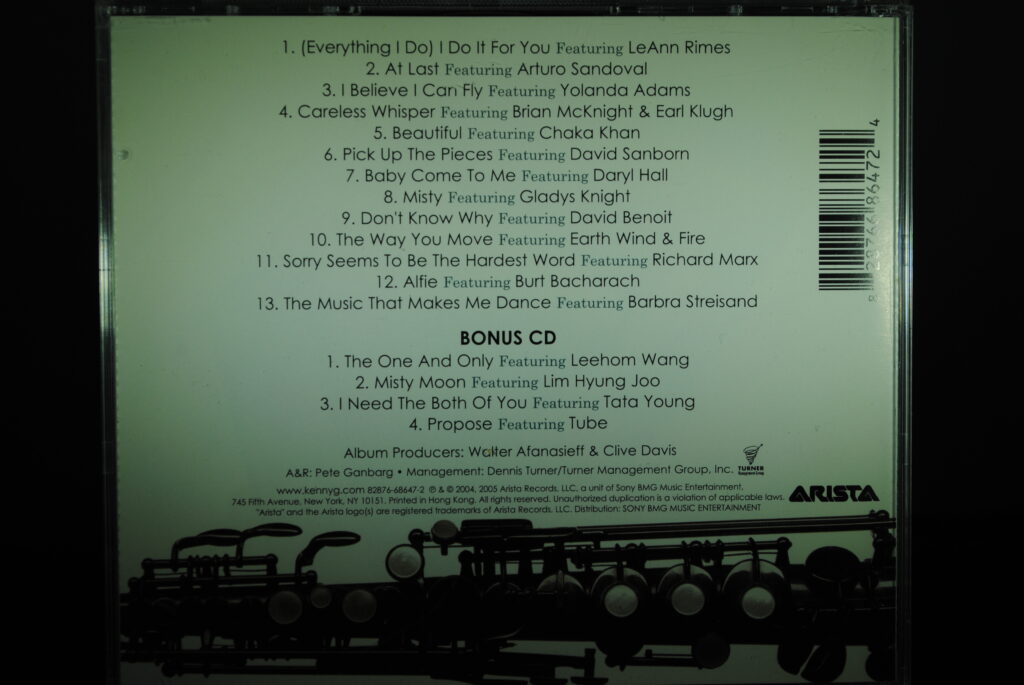 kenny g at last the duets album songs