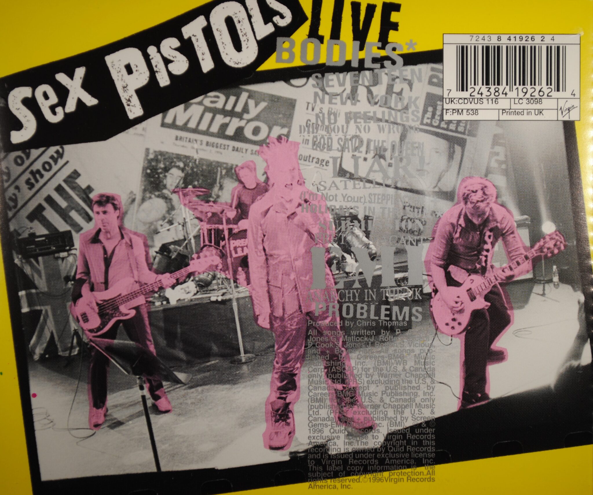 Sex Pistols Filthy Lucre Live 