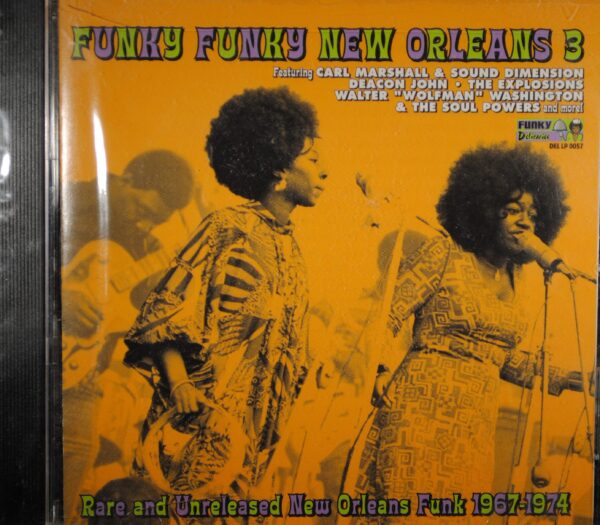 Funky Funky New Orleans 3 (Rare And Unreleased New Orleans Funk 1967-1974) - Div. Art.