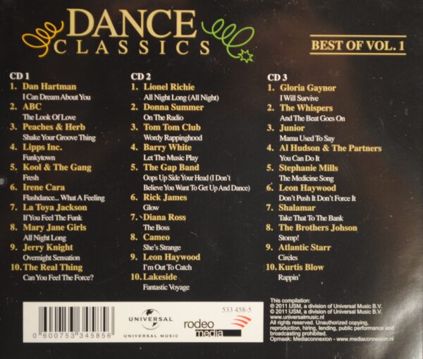 Dance Classics - The Best Of Vol. 1 - 5 - Div Art.  (15CD) - Afbeelding 4