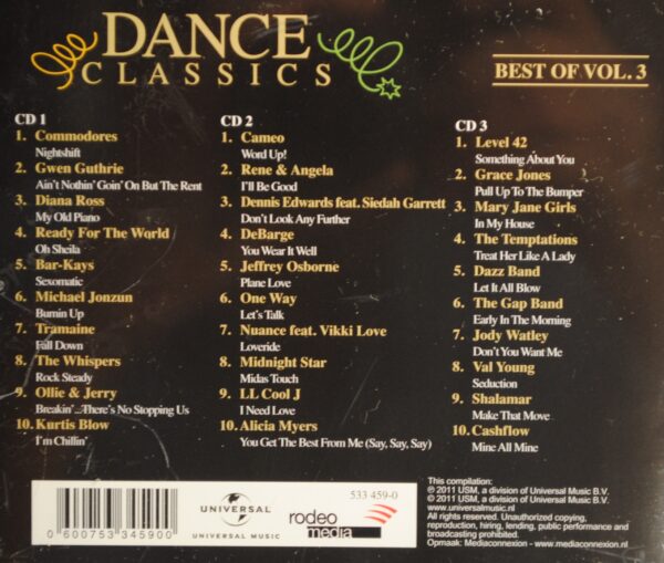 Dance Classics - The Best Of Vol. 1 - 5 - Div Art.  (15CD) - Afbeelding 8