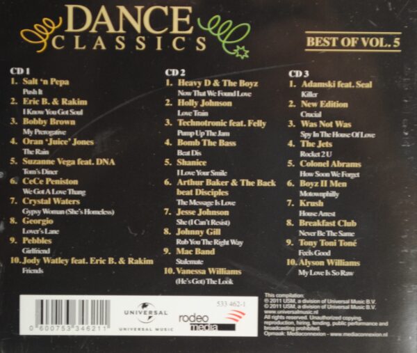 Dance Classics - The Best Of Vol. 1 - 5 - Div Art.  (15CD) - Afbeelding 12