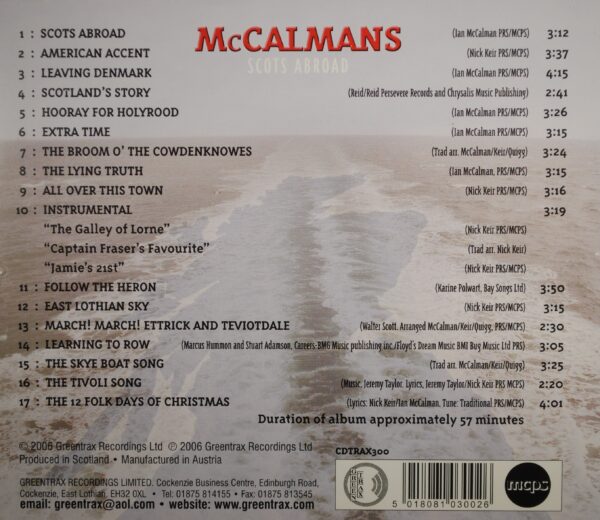 McCalmans – Scots Abroad - Afbeelding 2