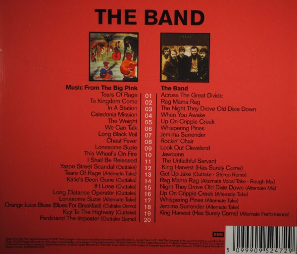 The Band – Music From Big Pink/The Band  (2CD) - Afbeelding 2