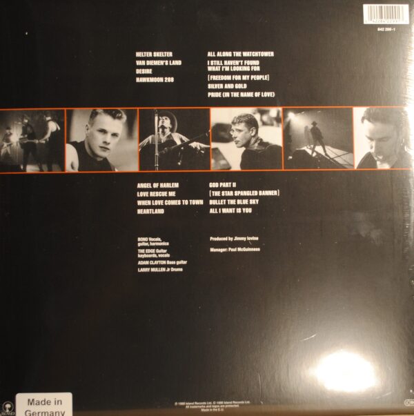 U2 - Rattle & Hum  (2LP) - Afbeelding 2