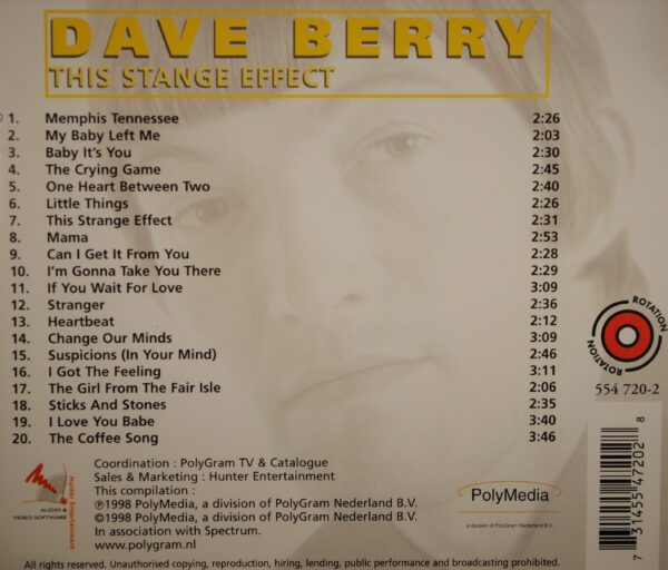 Dave Berry – This Strange Effect - Afbeelding 2