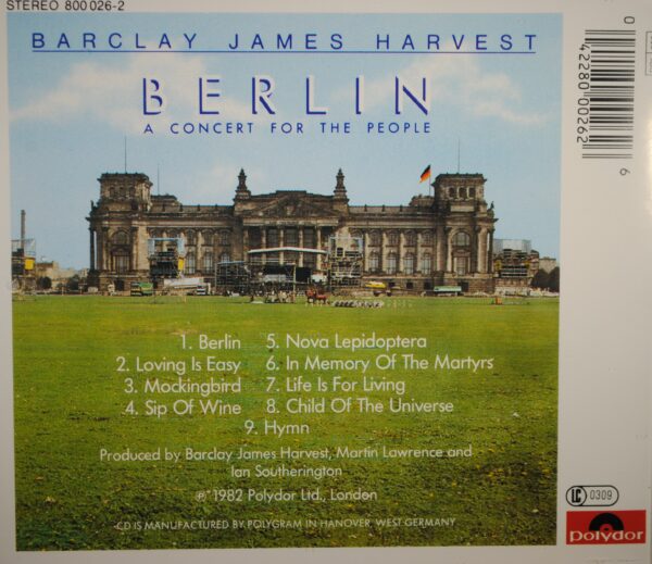 Barclay James Harvest – Berlin - Afbeelding 2