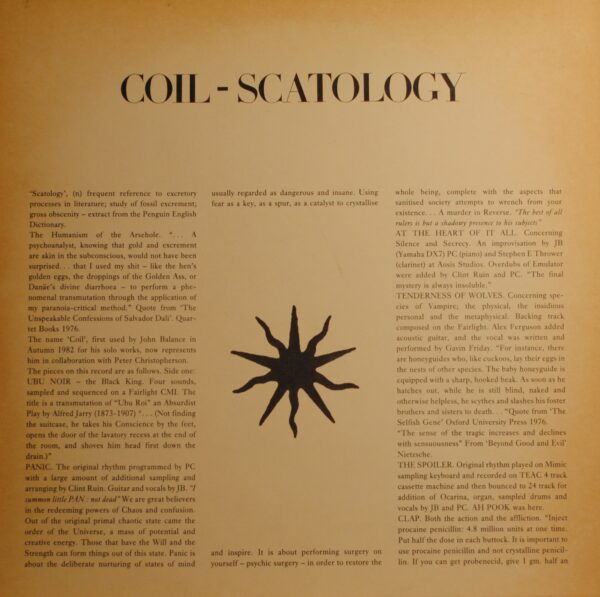 Coil – Scatology