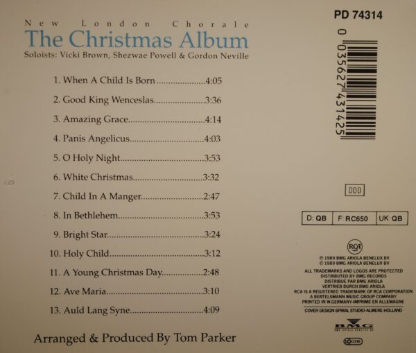 New London Chorale – The Christmas Album - Afbeelding 2