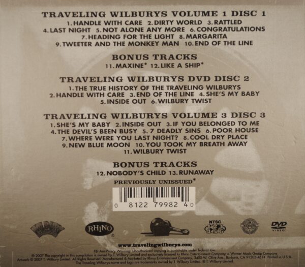 Traveling Wilburys – The Traveling Wilburys  (2CD/1DVD) - Afbeelding 2