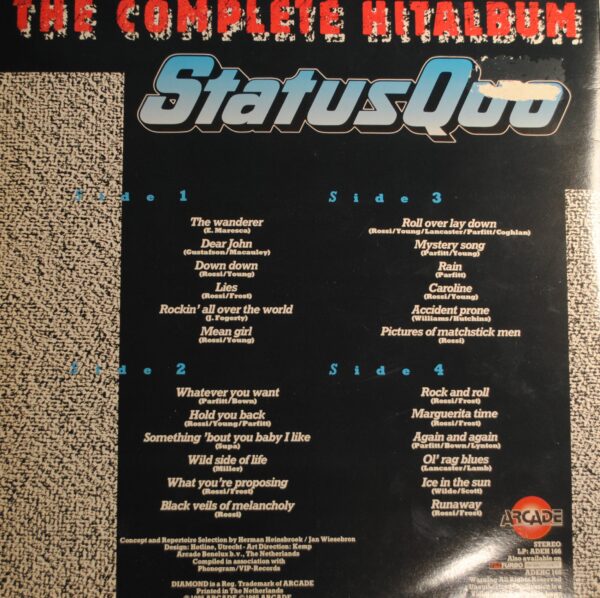 Status Quo – The Complete Hitalbum  (2LP) - Afbeelding 2