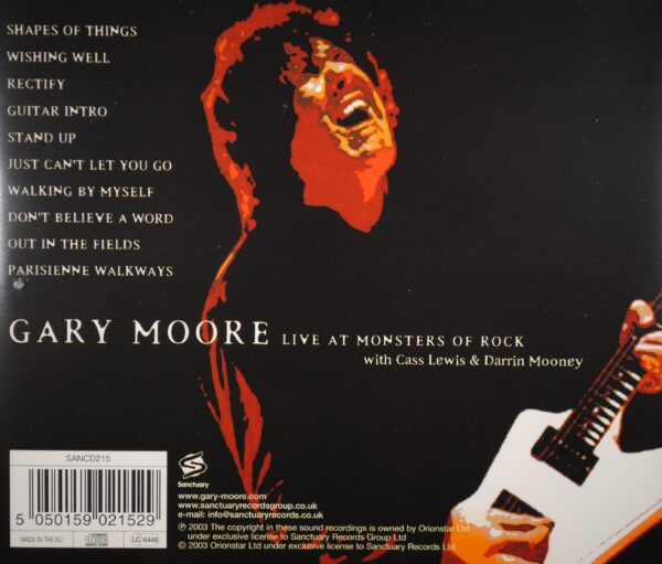 Gary Moore – Live at Monsters Of Rock - Afbeelding 2