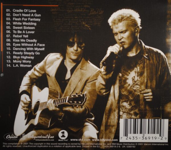 Billy Idol – VH1 Storytellers - Afbeelding 2