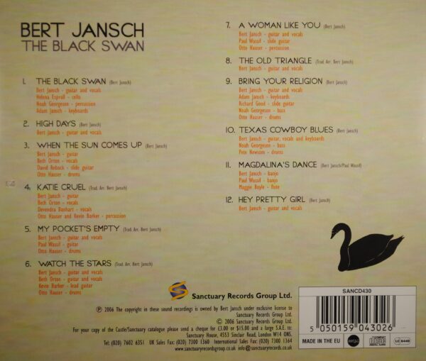 Bert Jansch – The Black Swan - Afbeelding 2