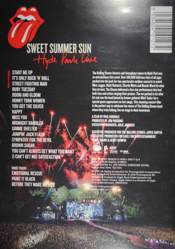 Rolling Stones – Sweet Summer Sun (Hyde Park Live) - Afbeelding 2