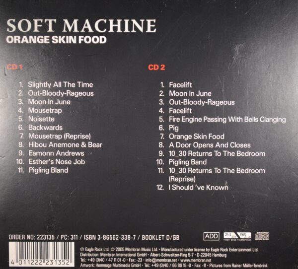 Soft Machine – Orange Skin Food  (2CD) - Afbeelding 2