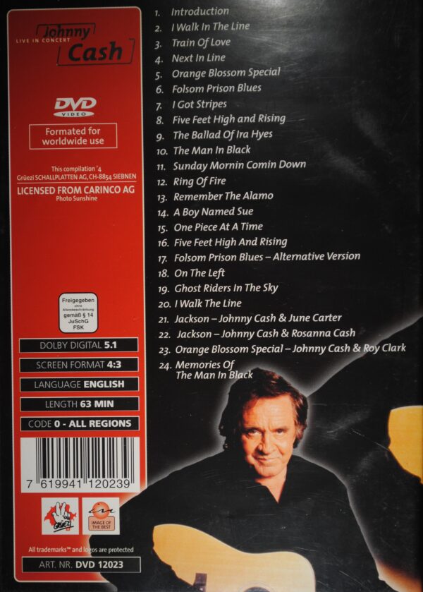 Johnny Cash – Live In Concert - Afbeelding 2