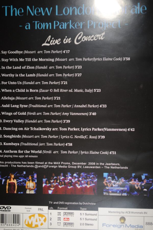 New London Chorale – A Tom Parker Project (Live In Concert) - Afbeelding 2