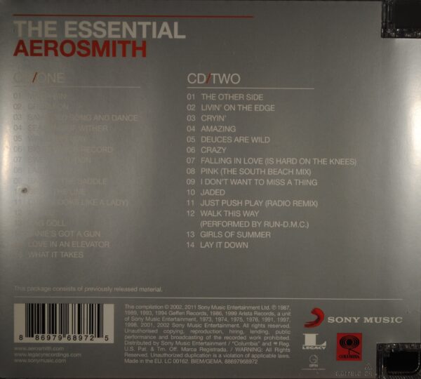 Aerosmith – The Essential Aerosmith  (2CD) - Afbeelding 2