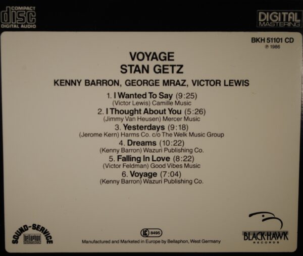 Stan Getz – Voyage - Afbeelding 2