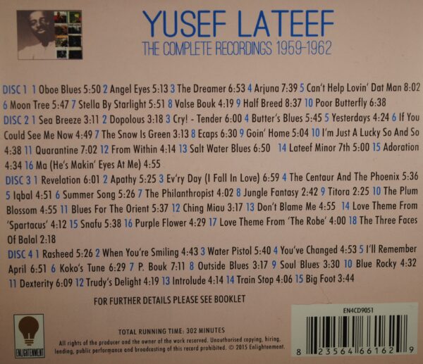 Yusef Lateef – The Complete Recordings 1959-1962  (4CD) - Afbeelding 2