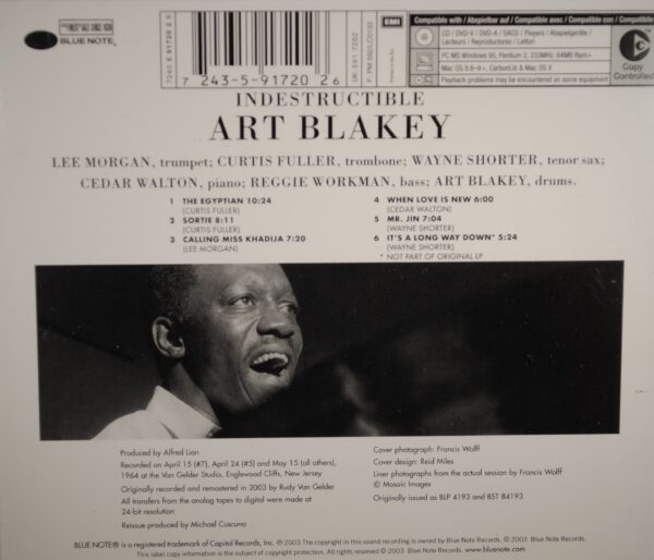 Art Blakey & The Jazz Messengers – Indestructible - Afbeelding 2