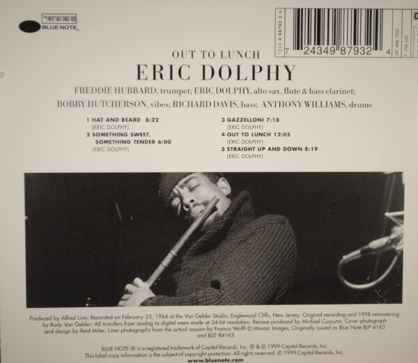 Eric Dolphy – Out To Lunch! - Afbeelding 2