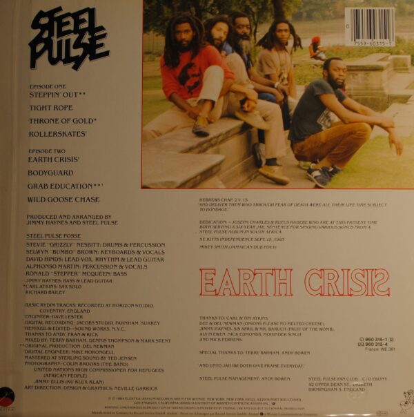 Steel Pulse – Earth Crisis - Afbeelding 2