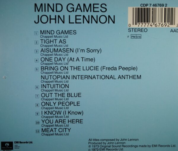 John Lennon – Mind Games - Afbeelding 2