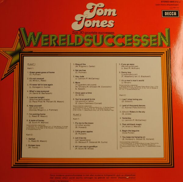 Tom Jones – Wereldsuccessen  (2LP) - Afbeelding 2