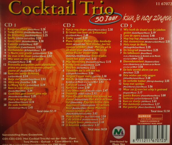 Cocktail Trio – 50 Jaar  (3CD) - Afbeelding 2