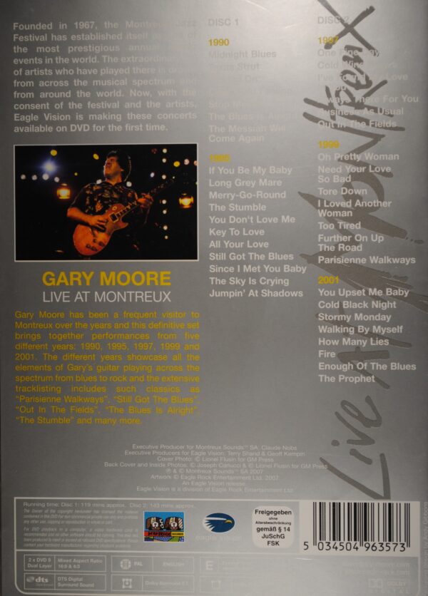 Gary Moore – The Definitive Montreux Collection  (2DVD) - Afbeelding 2