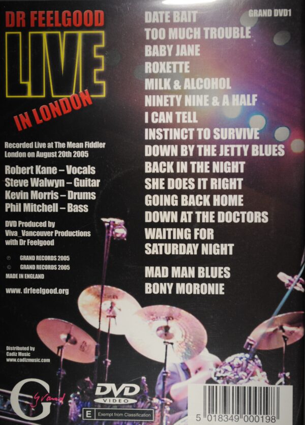 Dr. Feelgood – Live In London - Afbeelding 2