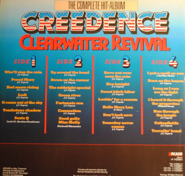 Creedence Clearwater Revival – The Complete Hit-Album  (2LP) - Afbeelding 2