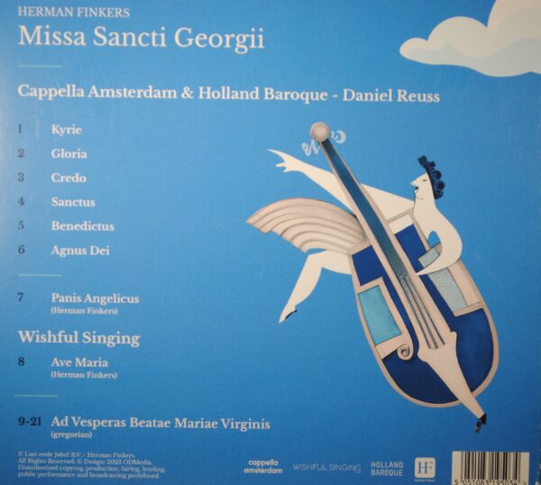 Herman Finkers/Cappella Amsterdam & Holland Baroque/Daniel Reuss/Wishful Singing – Missa Sancti Georgii - Afbeelding 2