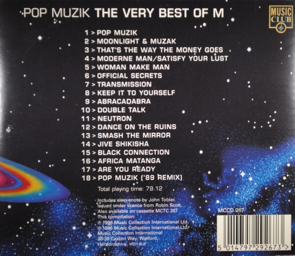 Pop Muzik: The Very Best of M - Afbeelding 2