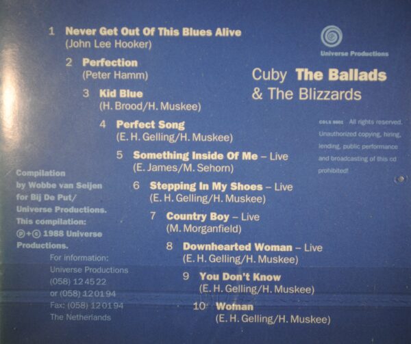 Cuby & The Blizzards – The Ballads - Afbeelding 2