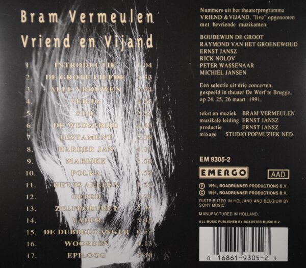 Bram Vermeulen – Vriend en Vijand - Afbeelding 2