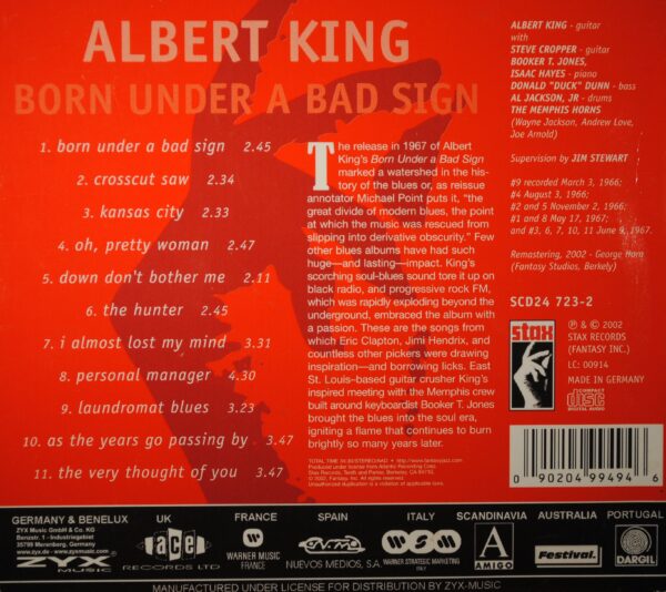 Albert King – Born Under A Bad Sign - Afbeelding 2