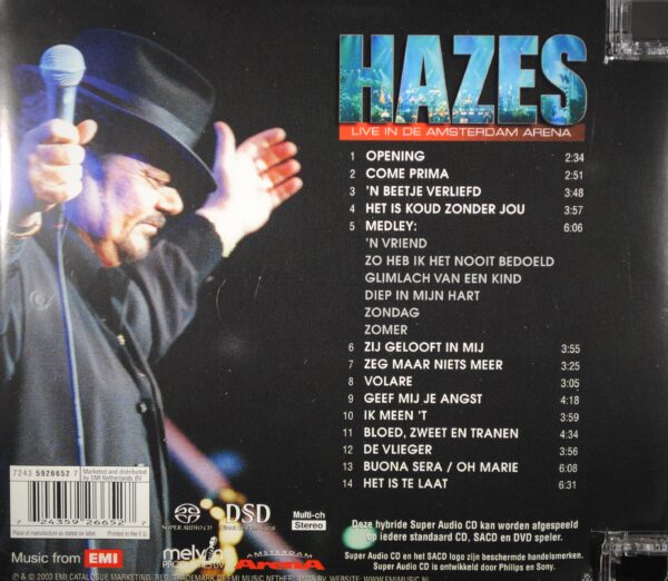 André Hazes – Live In De Amsterdam Arena  (SACD) - Afbeelding 2