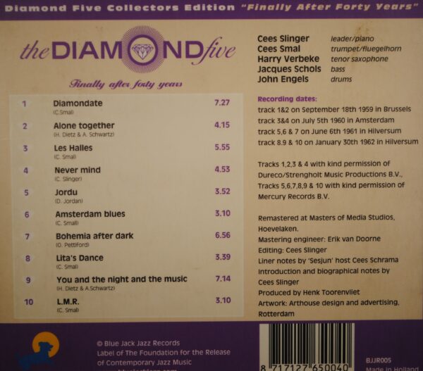 Diamond Five – Finally After Forty Years  (Lim.Ed.) - Afbeelding 2