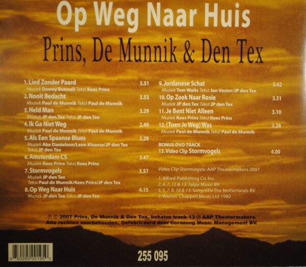 Prins/De Munnik/Den Tex – Op Weg Naar Huis - Afbeelding 2