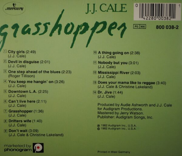 J.J. Cale – Grasshopper - Afbeelding 2