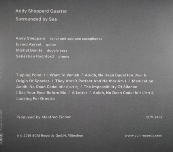 Andy Sheppard Quartet – Surrounded By Sea - Afbeelding 2