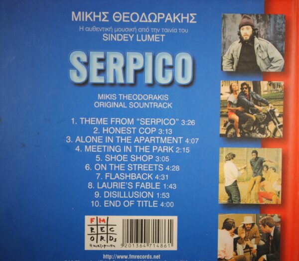 Mikis Theodorakis – Serpico  (Soundtrack/CD+Boekje) - Afbeelding 2