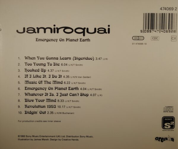 Jamiroquai – Emergency On Planet Earth - Afbeelding 2