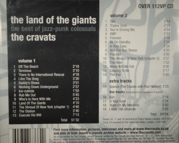 Cravats – The Land Of The Giants - Afbeelding 2