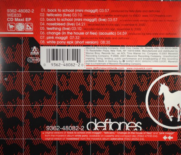 Deftones – Back To School (Mini Maggit) - Afbeelding 2