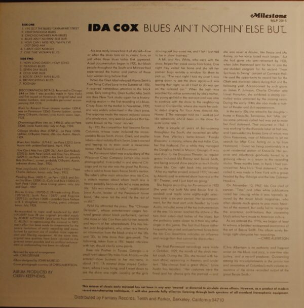 Ida Cox – Blues Ain't Nothin' Else But... - Afbeelding 2