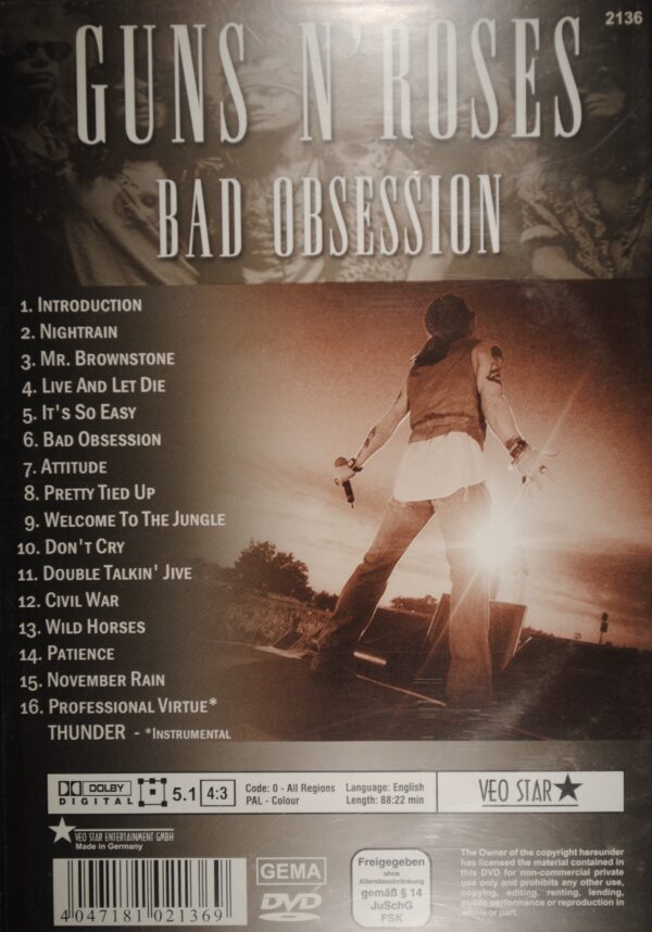 Guns N' Roses – Bad Obsession - Afbeelding 2